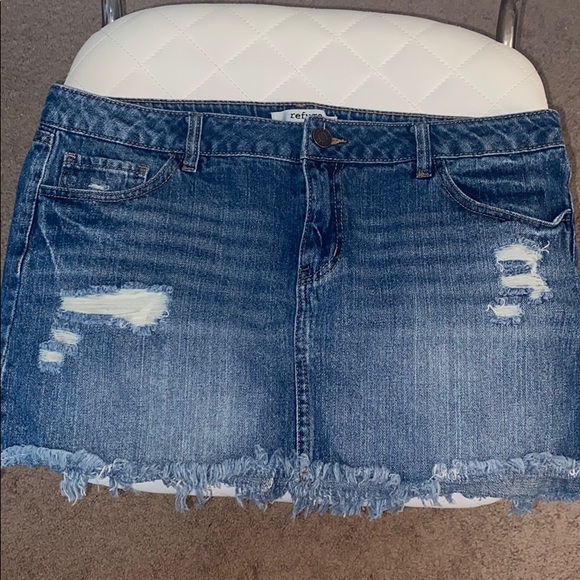 Mini Denim Skirt - Picture 1 of 2
